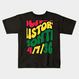 Best Black History Month 24 /7 /365 Gift Kids T-Shirt